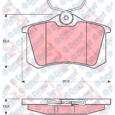 ARKA FREN BALATASI MEGANE II - A3-GOLF-PASSAT II.III.IV-VENTO-JETTA II-OCTAVIA-C