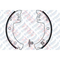ARKA FREN BALATASI PABUC FAVORIT 89-97 FELICIA 200x32mm
