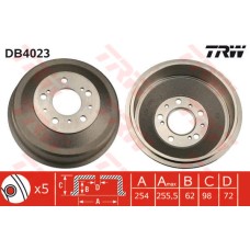 ARKA FREN KAMPANASI DUCATO-BOXER-JUMPER 82-06 10Q-14Q-18Q 254x98