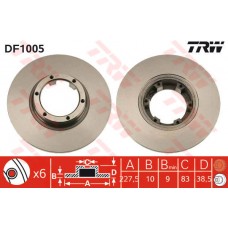 ÖN FREN AYNASI R12 -TOROS R5 75/85 228x10x6DL