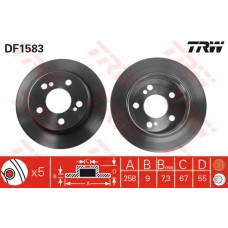 FREN DISKI ARKA MERCEDES W201 W202 W124 C124