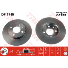ON FREN DISKI FIAT 500 500C 07 TİPO-PUNTO-TEMPRA-PANDA-MAREA-BRAVO 96 ALFA ROMEO