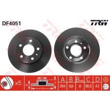 ARKA FREN AYNASI ASTRA H-COMBO C 02 MERIVA A-B 03 ASTRA G 1.8-2.0 98 ZAFIRA A 26