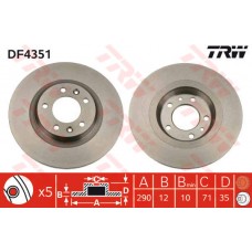 ARKA FREN AYNASI P407 04 11 P508 10 18 P607 00 11 RCZ 10 15 C5 08 17 290x12x35x5