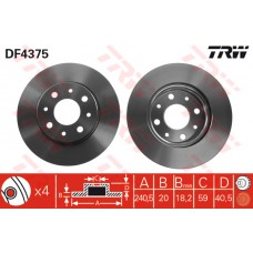 ON FREN DISKI FIAT 500 08 500C 09 PANDA 12 FORD KA 1.3 TDCİ 09 0.9-1.2-1.4-1.3DM