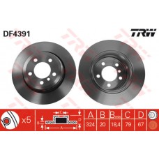 FREN DISKI ARKA BMW E65 E66