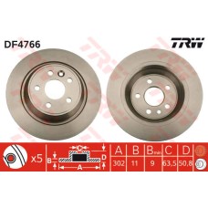 ARKA FREN DISK AYNASI MONDEO IV S MAX GALAXY 07 14 KUGA I 08 12 / EVOQUE 12-18 3