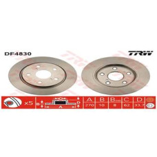 ARKA FREN DİSKİ DOLU TİP TOYOTA AURIS COROLLA 1.4L 1NDTV NDE150 NDE180 D-4D dize