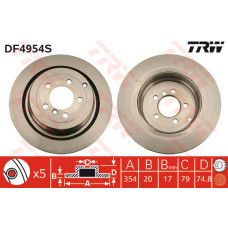 FREN DISKI ARKA RANGE ROVER 3 VOGUE L322 02 12
