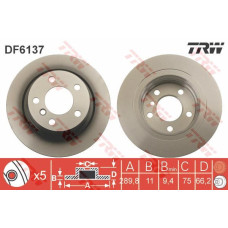FREN DISKI ARKA BMW F20 F21 F22 F23