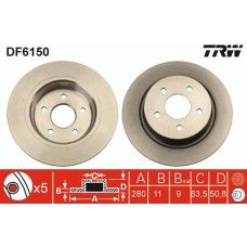 ARKA FREN DISK AYNASI YENI CONNECT CHC 1.6 /1.5 TDCI 15 C-MAX 12 KUGA II 13 20 G