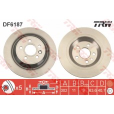 ARKA FREN AYNASI VOLVO S60 II-10 V60 10 V70 08 XC70 07 S80 10 302cm x 5DL