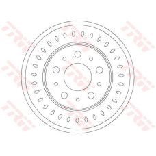 FREN DİSKİ ARKA FIAT DUCATO 06> PEUGOET BOXER 06> CITROEN JUMPER 06> 300x22x19.9