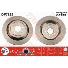 FREN DISKI ARKA 4-matic MERCEDES X164 W251 W164