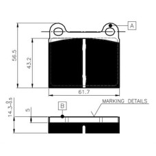 FREN BALATASI ARKA MERCEDES W126 C126 W116 C107