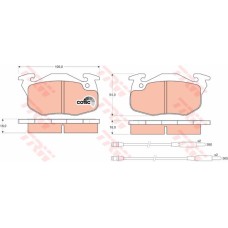 ÖN BALATA P106 91 P306 1.4 1.6 93/01 SAXO AX ZX C15 FİŞLİ