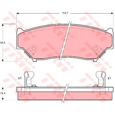 ÖN FREN BALATA SUZUKI VITARA 1.6L G16B 5 kapI 16v 92-01 / GRAND VITARA 1.6L G16B