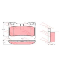 ARKA BALATA P406 1.6-1.8-2.0-2.1 TDİ 95-04 607 00 >