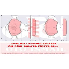 ÖN BALATA FIESTA 95 >02 FORD KA 96 > MAZDA 121 96 >