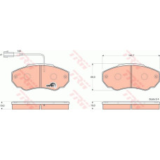 ÖN BALATA FİŞLİ DUCATO 02-06 BOXER 02-06 JUMPER 02-06 K.Ç TİP 1400 KG