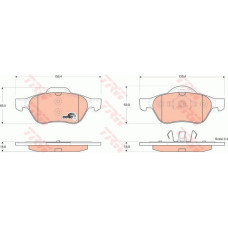 ÖN FREN BALATASI RENAULT LAGUNA II 01>05 LAGUNA III 07>15 MEGANE II 02>