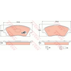 ÖN BALATA COMBO C-CORSA C 1.3-1.7 CDTI 01 MERIVA 03 TIGRA 04