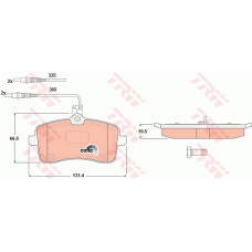 ÖN BALATA P407 SW 1.6 2.0 HDI 2.0 1.8 16V 110 FAP 05/04 >