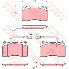 FREN BALATASI ÖN ALFA ROMEO 159 05>11 GIULIETTA 10> BRERA 06>11 SPIDER 06>11 LAN
