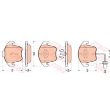 ÖN BALATA AUDI A4 - A5 09 GDB1814