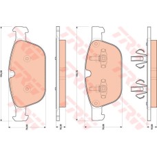 ÖN BALATA VOLVO XC60 D3 2008-2017 D4 12-17 D5 08-15 T5 2010-1207 T6 2008-2017 15