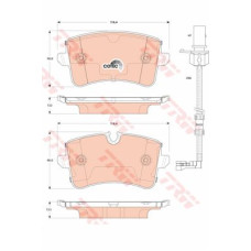 ARKA BALATA AUDI A8 2.0-3.0-4.0 TFSİ-TDİ 10 >