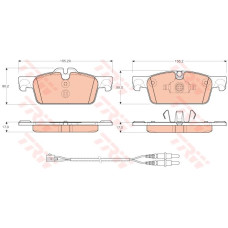 ÖN FREN BALATASI PEUGEOT P508 10>18 1.6 VTI 1.6 THP 1.6HDI 2.0HDI 2.2HDI 283mm C