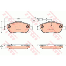 ÖN FREN BALATASI FIAT 500 07 PANDA 12 1.2 1.3D MTJ