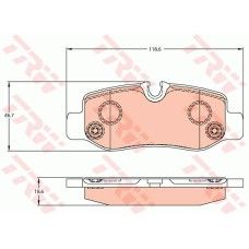 FREN BALATASI ARKA MERCEDES VITO W447 14>