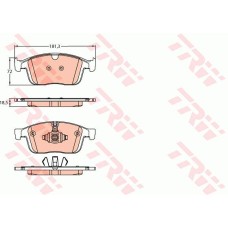 ÖN BALATA VOLVO XC60 D3 2015-17 D4 15-17 T5 2015-2017 T6 2013 156