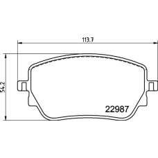 FREN BALATASI ARKA MERCEDES W177 V177 W247 C118 X118 H247 X247