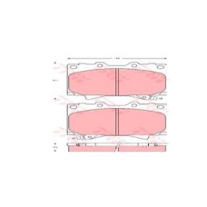 ÖN BALATA LAND CRUISER 100 4.7 V8 98-02 4.2 TD 90-98