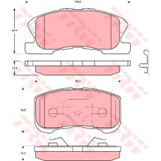 ÖN BALATA DAIHATSU SIRION 1.0 1.3 98-05 GDB3266