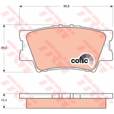 ARKA BALATA TOYOTA RAV 4 2.0 2.0VVTİ 2.0D-4D 2.2D-4D 06 12 CAMRY 06-11