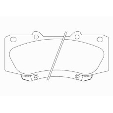 ÖN FREN BALATA TOYOTA HILUX 2.5L 2KDFTV KUN35 VIGO 4x4 10->