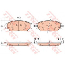 ÖN BALATA CHEVROLET AVEO SEDAN 1.2-1.4-1.6-1.3D 11 > AVEO HB 1.2-1.2 LPG-1.4-1.6