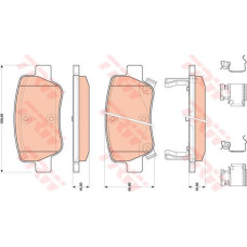 ARKA FREN BALATA TOYOTA AVENSIS 1.6L 1ZRFAE ZRT270 benzinli 09-> / 2.0L 1AZFSE A