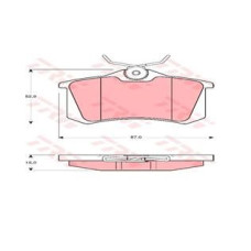 ARKA FREN BALATA RENAULT CLIO 05> KANGOO 01> LAGUNA 96> FLUENCE 09> MEGANE 96> C