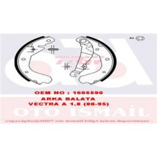 ARKA PABUÇ BALATA VECTRA A 1.8 88-95 ASCONA C KADDET D E