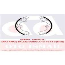 ARKA PABUÇ BALATA COROLLA 1.3-1.6-1.8 D 92-02