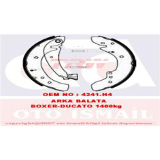 ARKA PABUÇ BALATA BOXER 94-4.02 DUCATO 94-2.02 JUMPER 94-2.02 1400kg 254x57