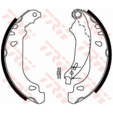 ARKA PABUÇ BALATA P206 1.4İ 1.6İ 1.4HDİ 1.9D 98 >02 > 206 1.4 1.4HDİ 09 > ABS Sİ