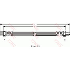 ÖN FREN HORTUMU PARTNER 96> BERLINGO 96> XSARA 97> C2 03> 438xM10