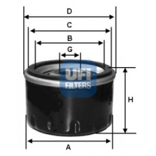 YAĞ FİLTRESİ NISSAN ALMERA 2.2L YD22DDTi N16 dizel 03 - / PATHFINDER 2.5L YD25DD