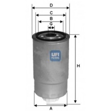 YAKIT FİLTRESİ ASTRA F 91-98 - VECTRA A-VECTRA B 92-98 - KADETT E 88-91 1.7 TD O